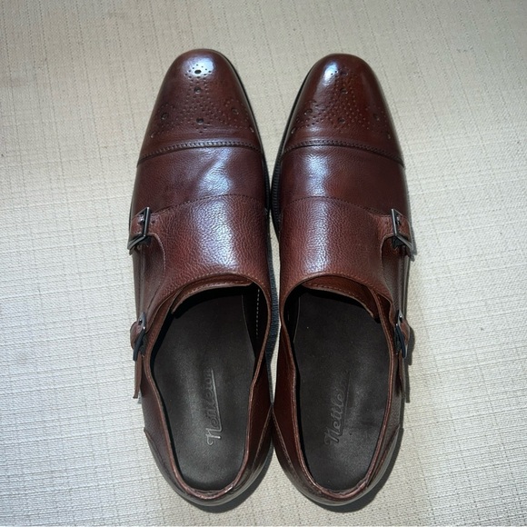 Nettleton Florence-N Double Monk Strap Burro/M Brown Size 9.5M - Picture 10 of 11